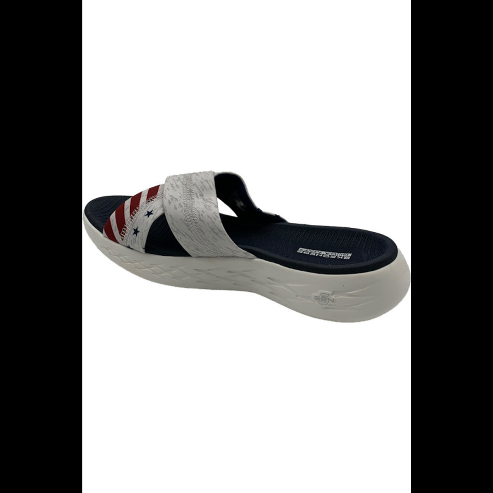 Skechers On-the-GO Washable Slide Sandals Unity White - Medium - Picture 2 of 3